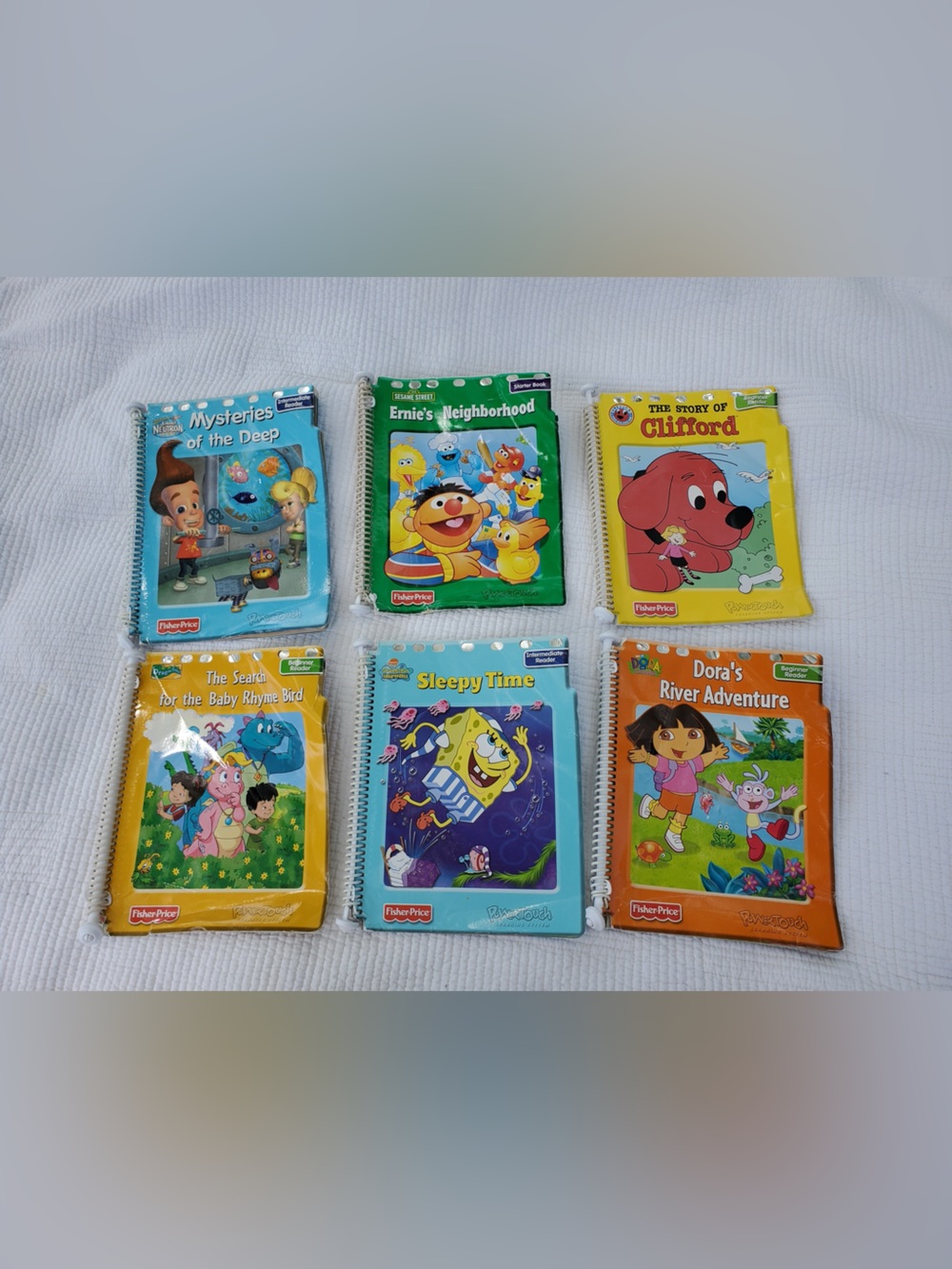 Fisher-Price Set of 6 Early Readers Books - Colorful Kids Characters